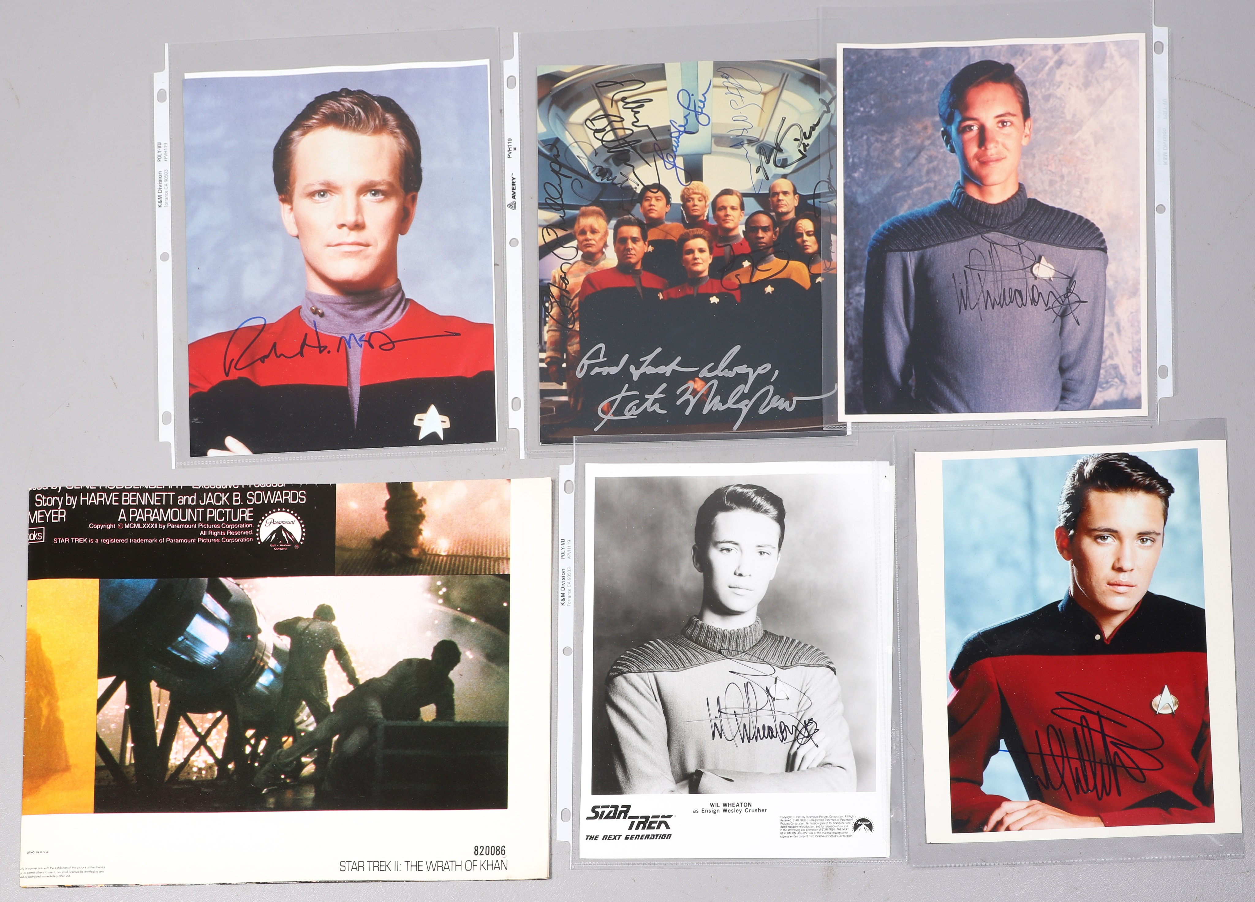 Star Trek signed photos and full 2e1f64