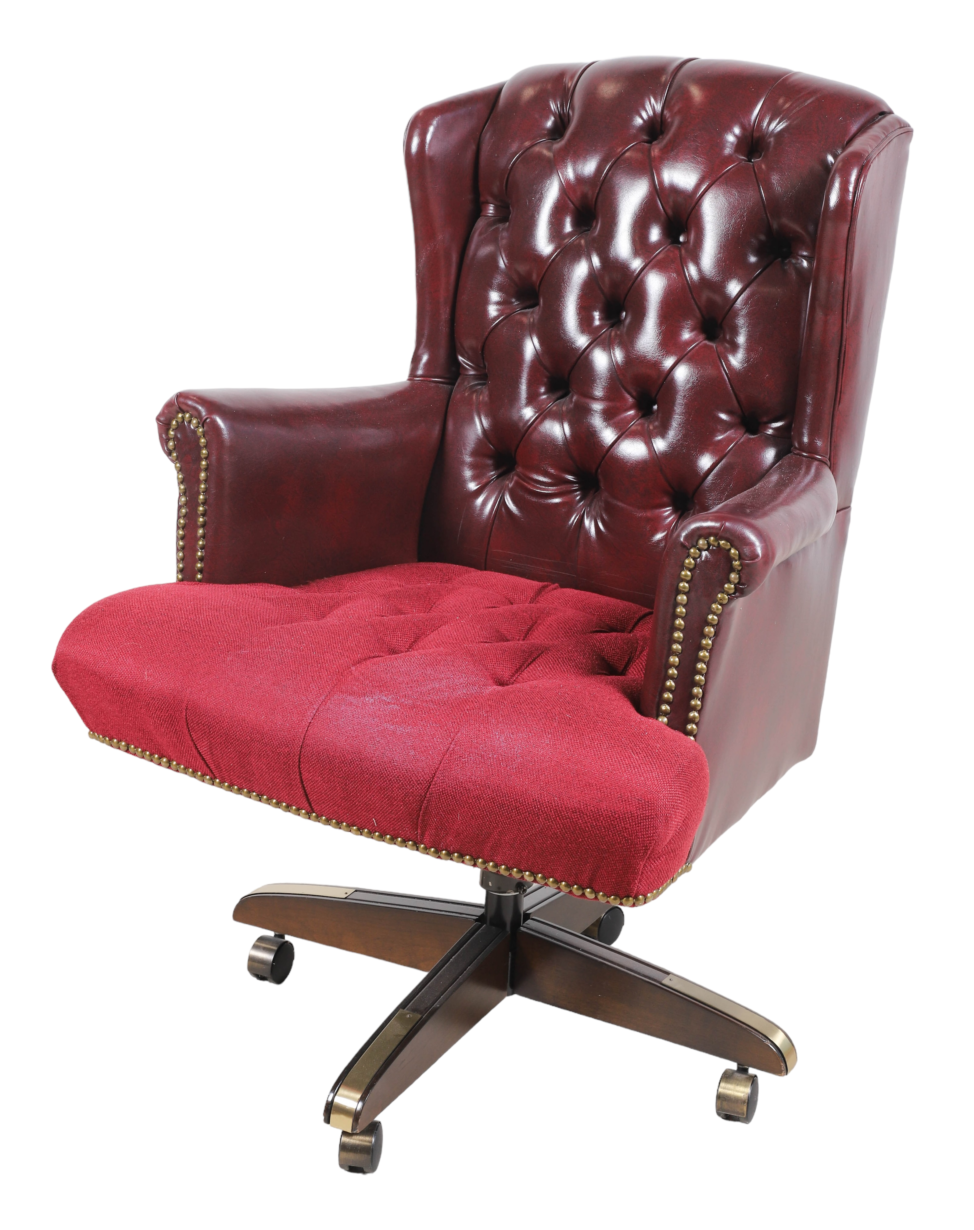 Contemporary leather office chair,