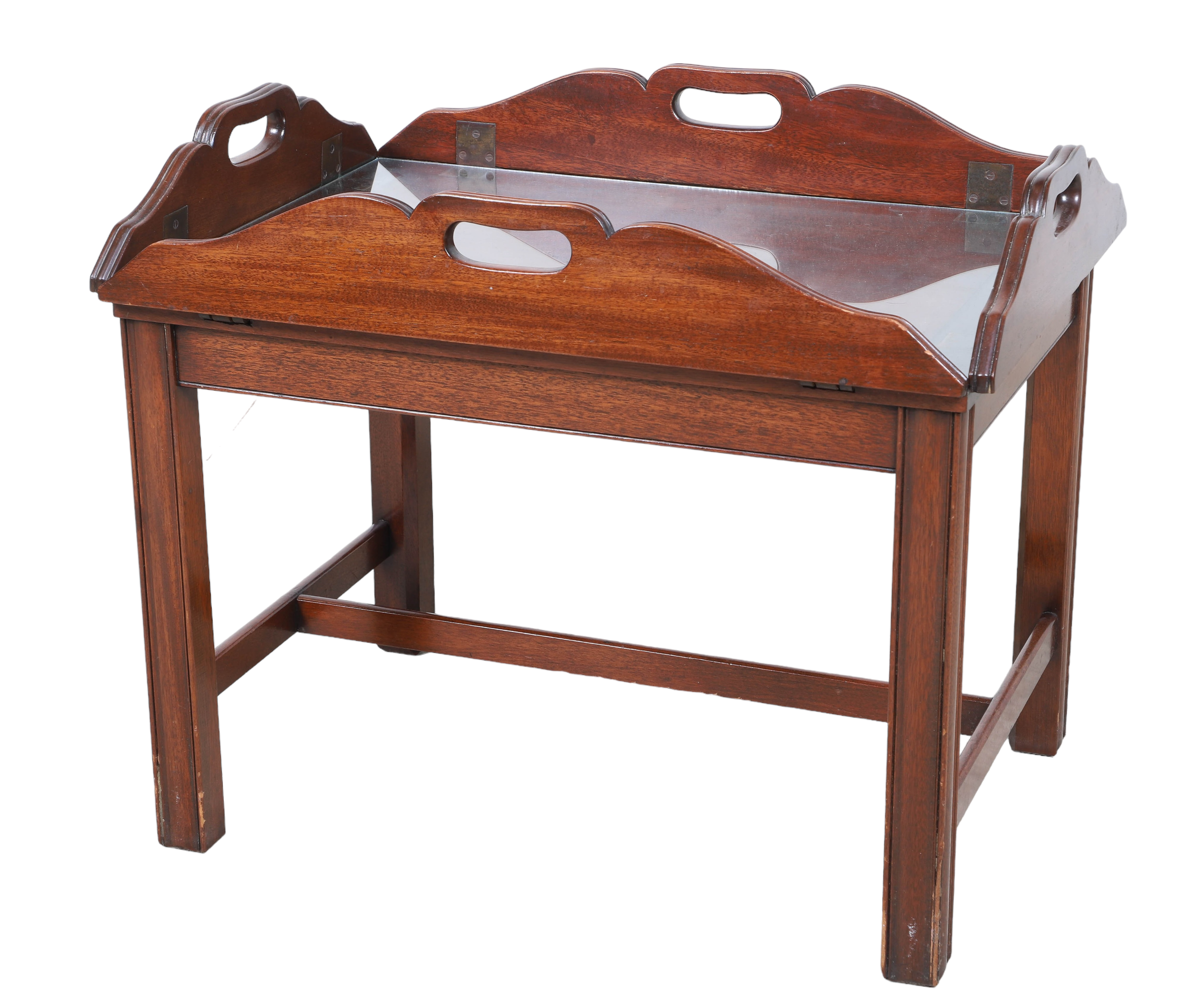 Chippendale style Mahogany butlers coffee