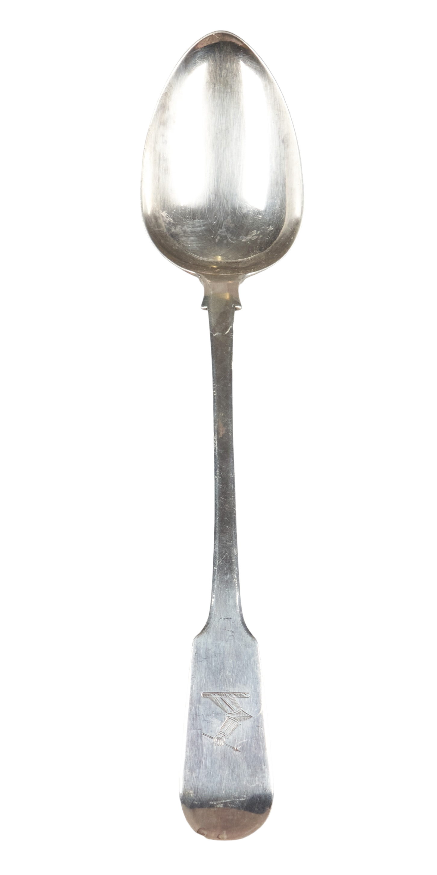 Georgian sterling stuffing spoon  2e201b