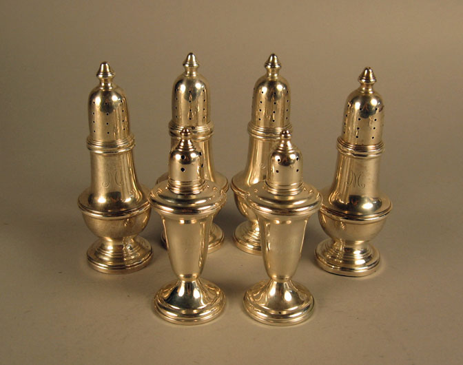 Set of Four American sterling silver