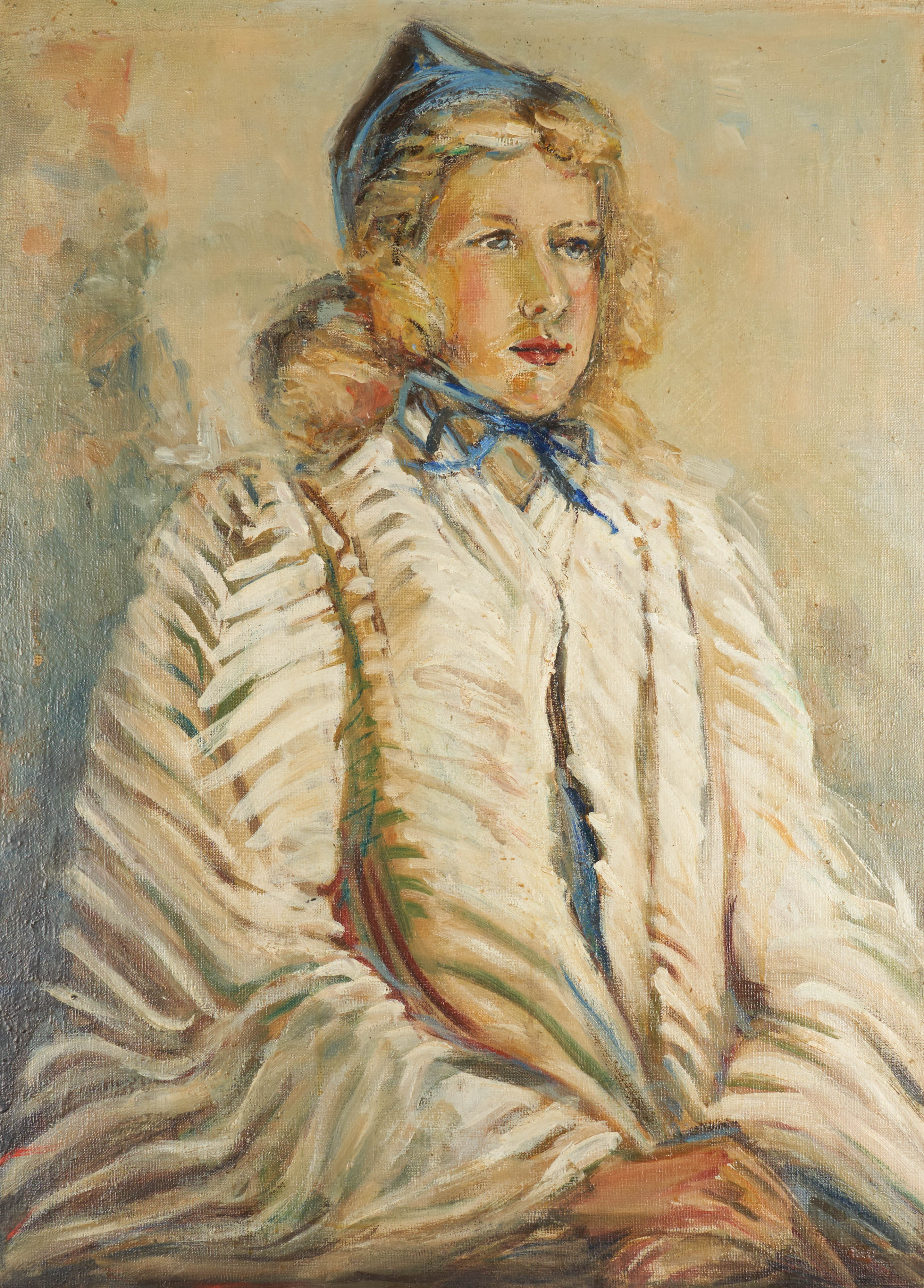 1930s Modernist portrait of a woman