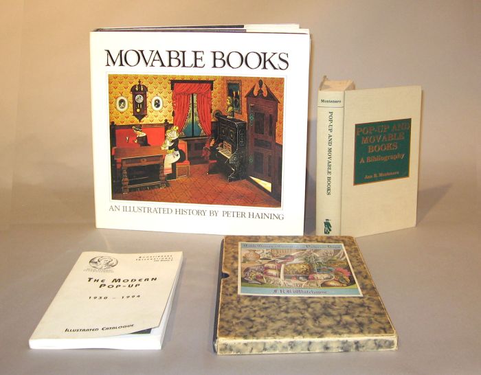 5 vols Books on Pop Up Movable 49cf0