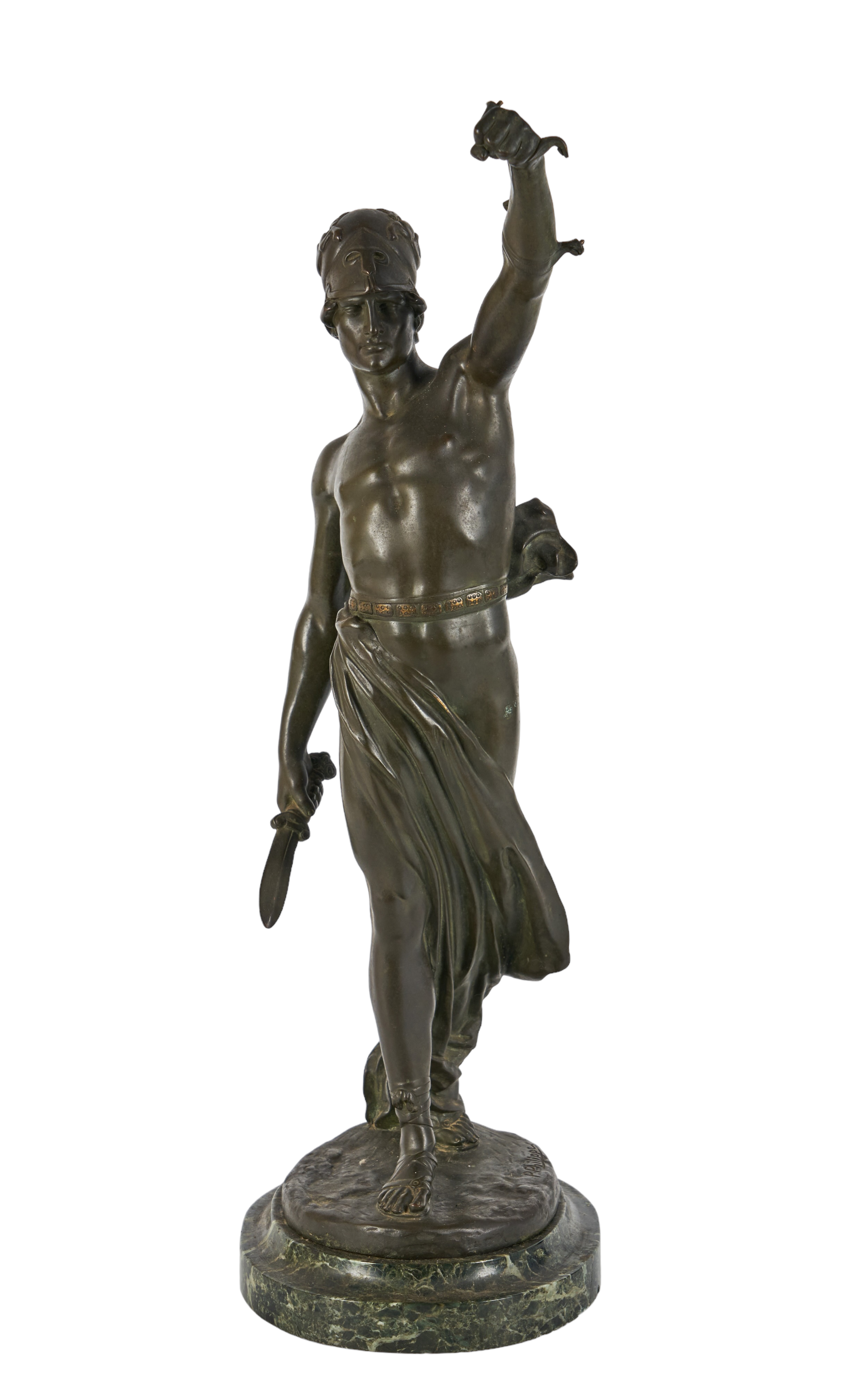 Bronze of a Soldier after P. Philippe,