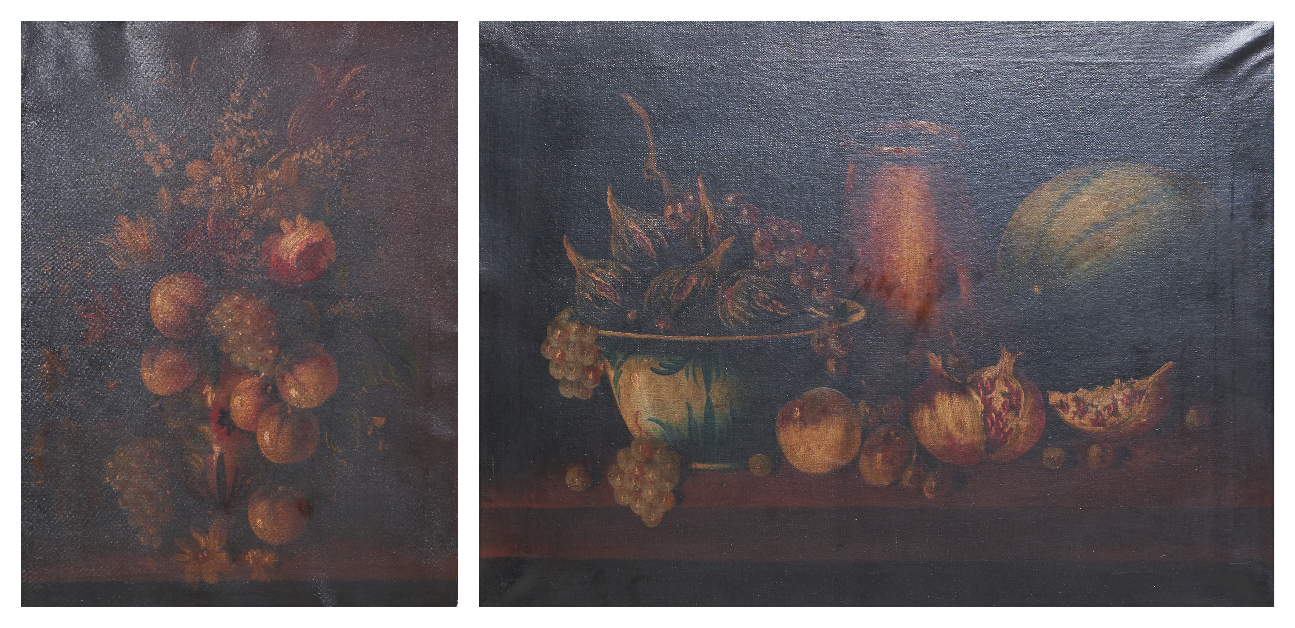  2 Continental still life paintings  2e2216