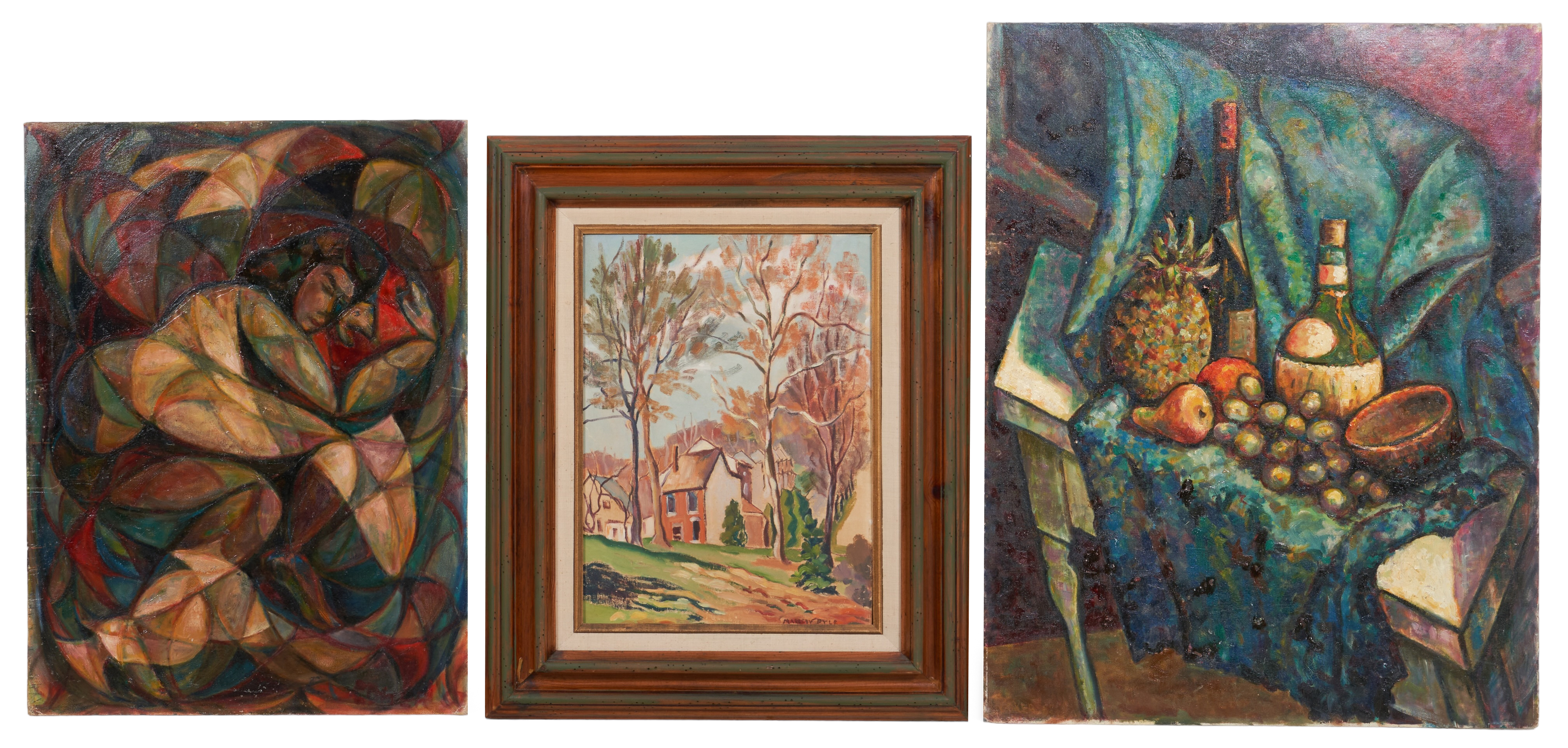  3 Paintings by Delaware artists  2e221e