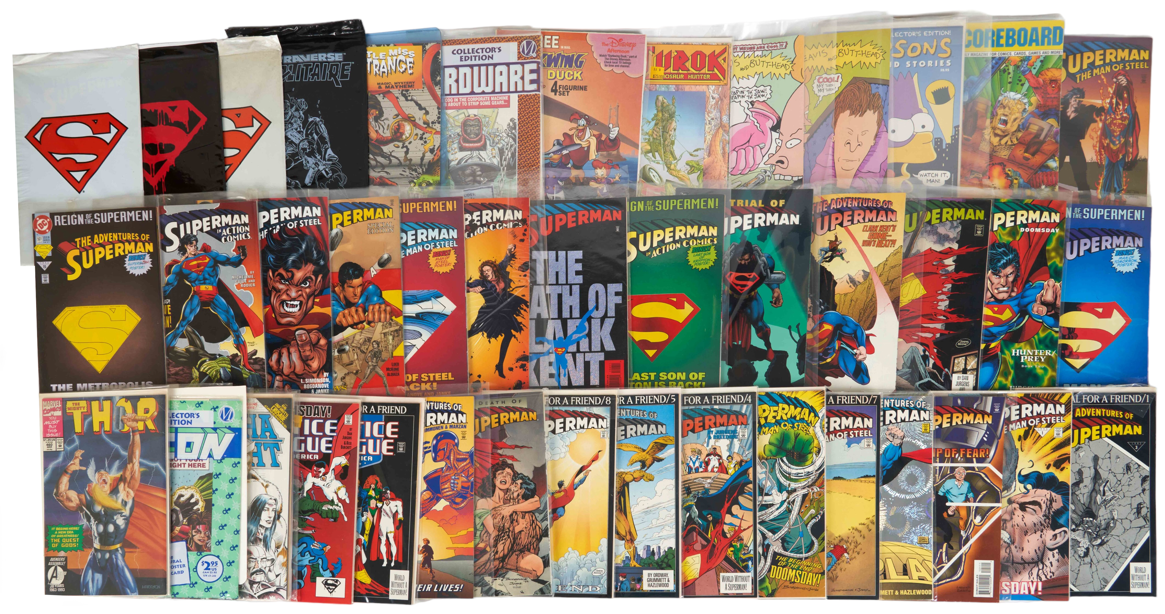 Comic Lot 1980-1990, lot includes