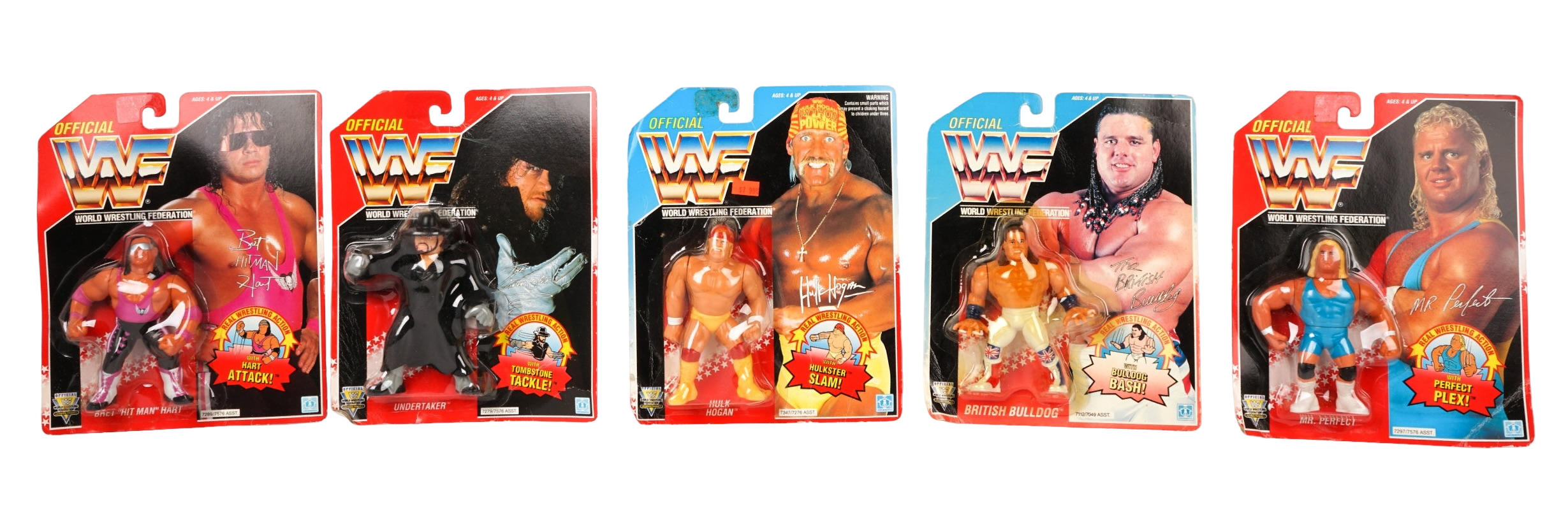  5 Hasbro WWF World Wrestling 2e2246