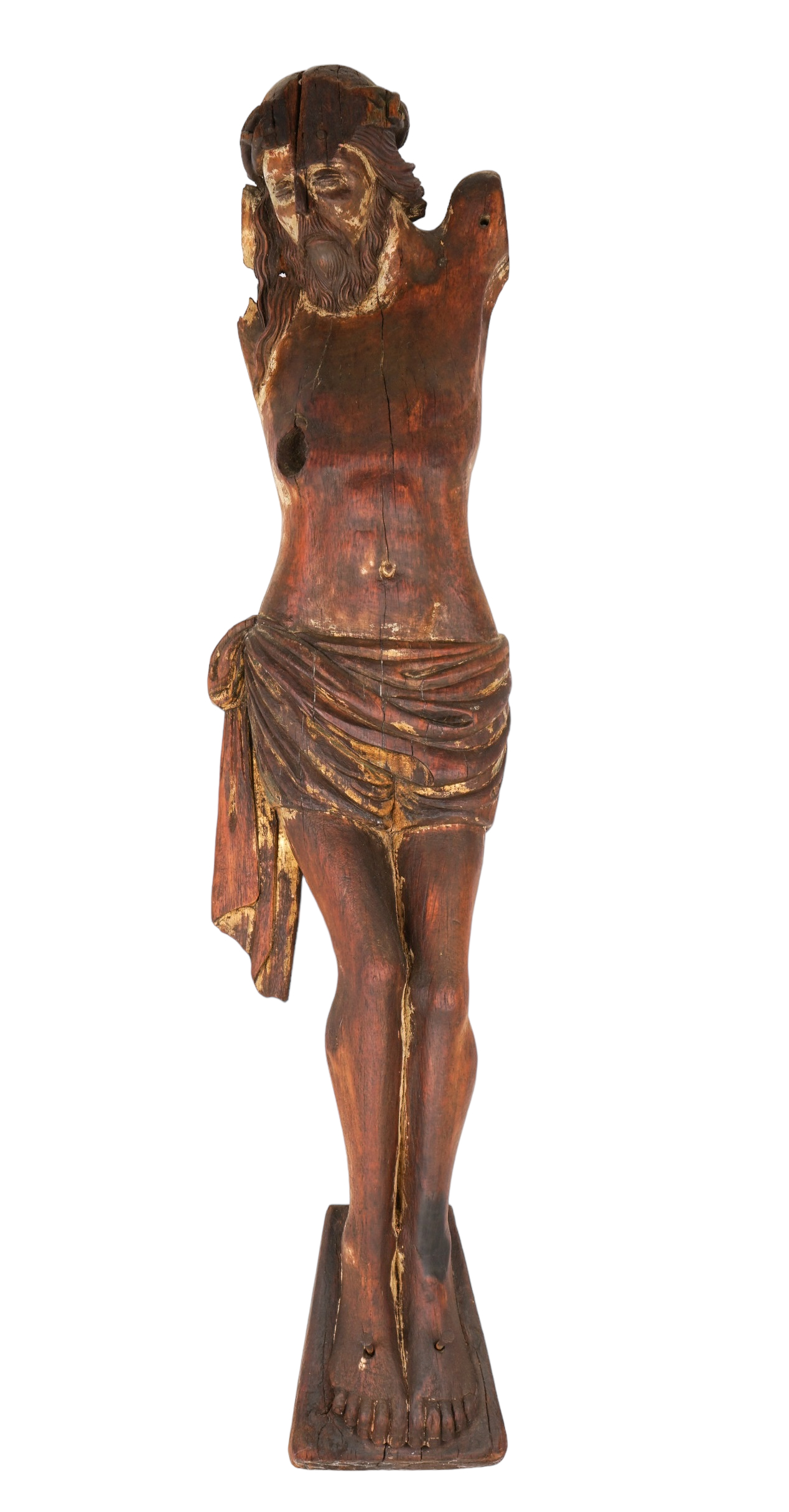 Early carved Santos figure of Jesus  2e2269