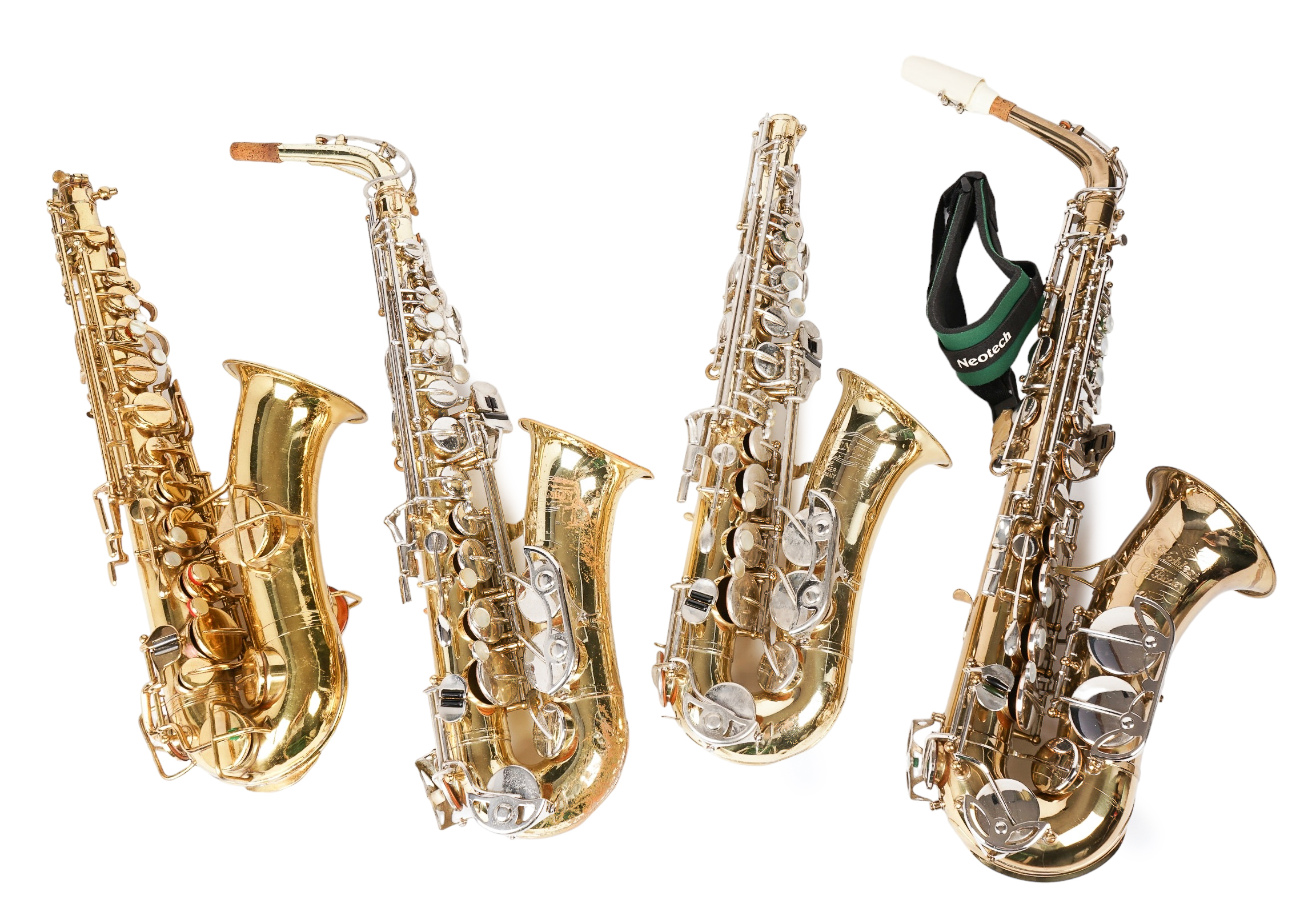 (4) Alto saxophones, c/o Kohlert