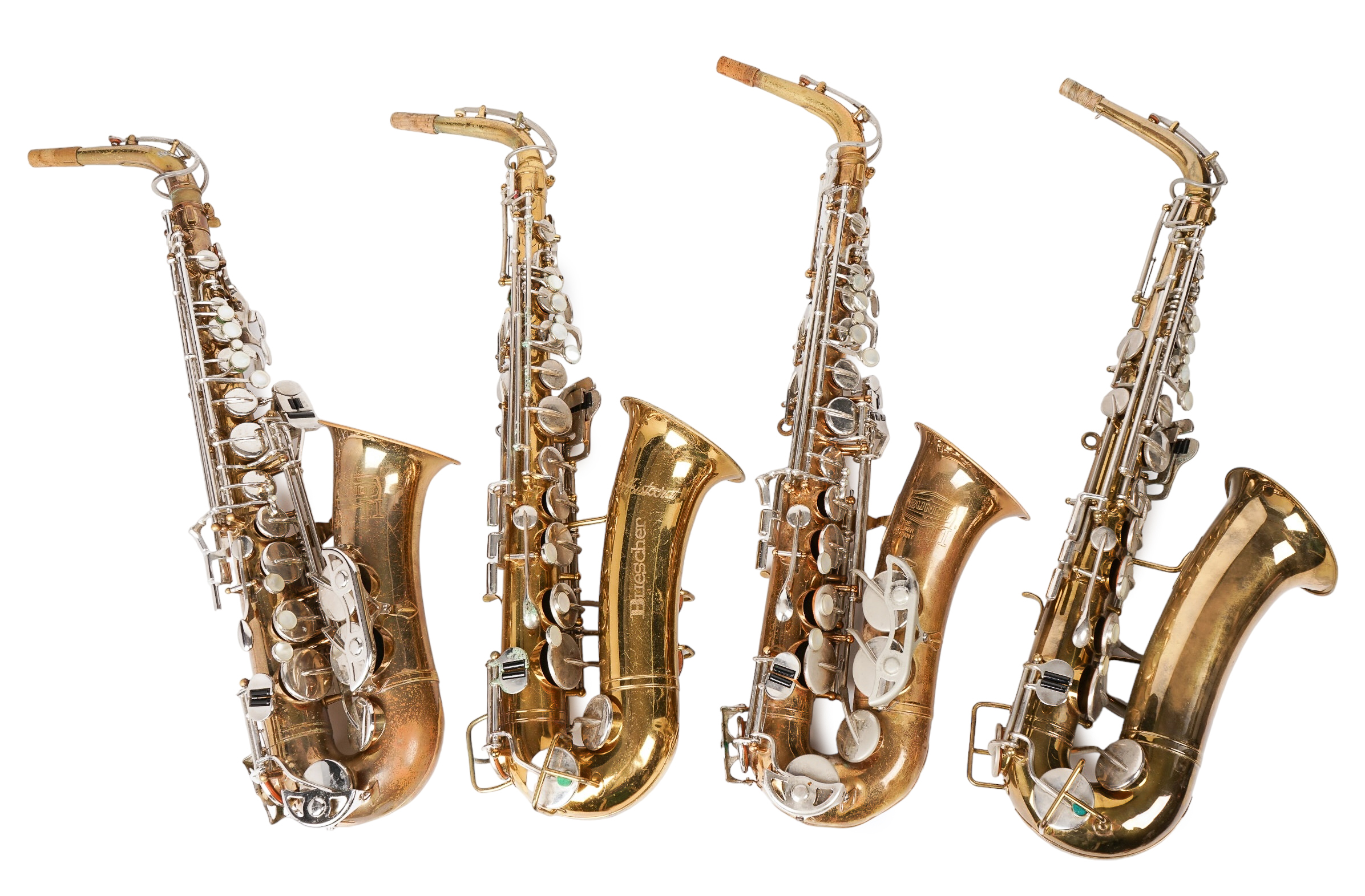 (4) Alto saxophones, c/o Bundy