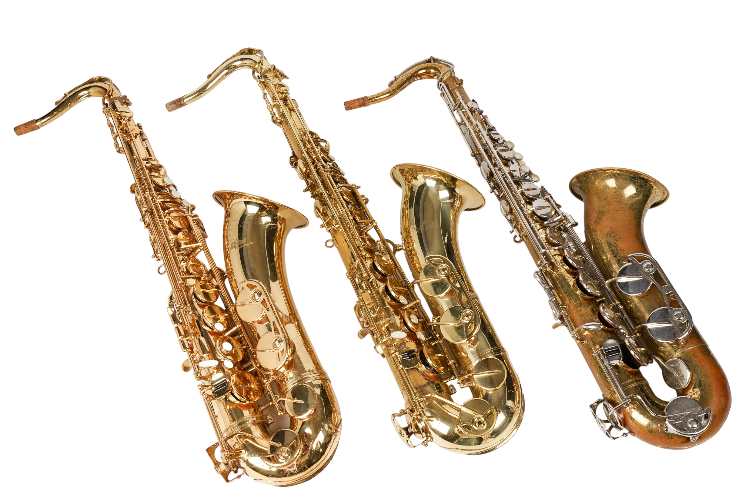  3 Tenor saxophones c o Buescher 2e229d