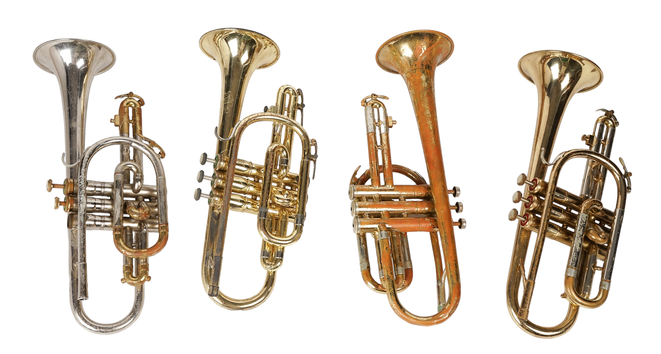 (4) Cornets, c/o Medalist serial #210410