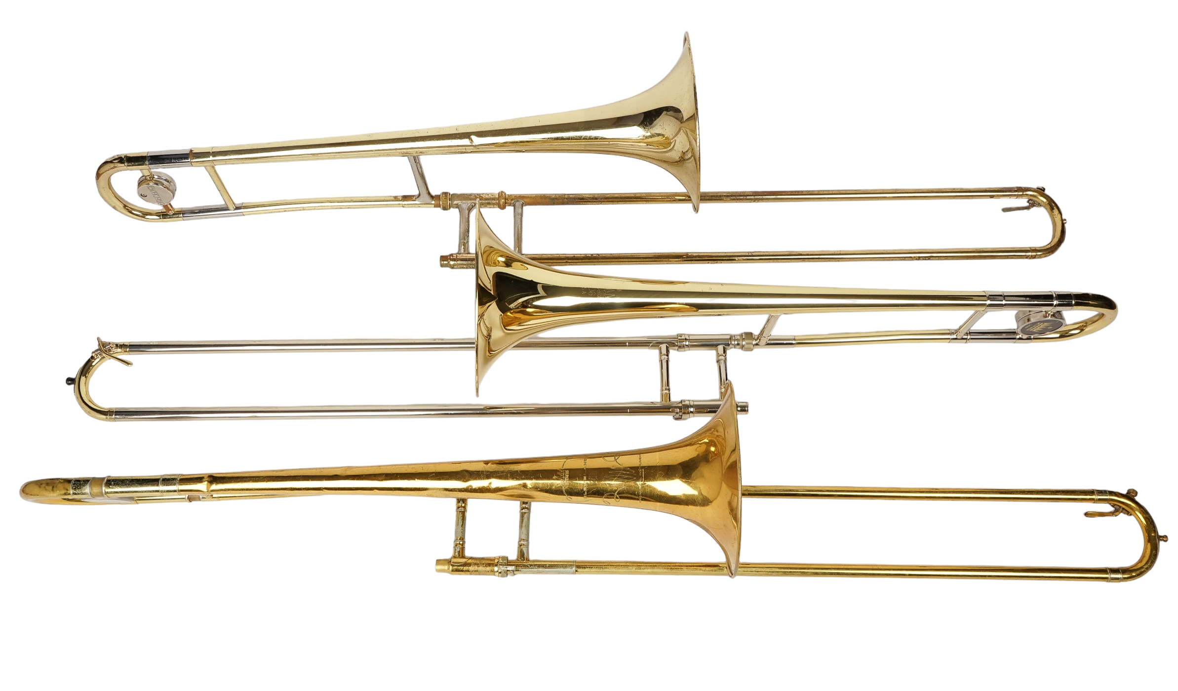 (3) Trombones, c/o King serial