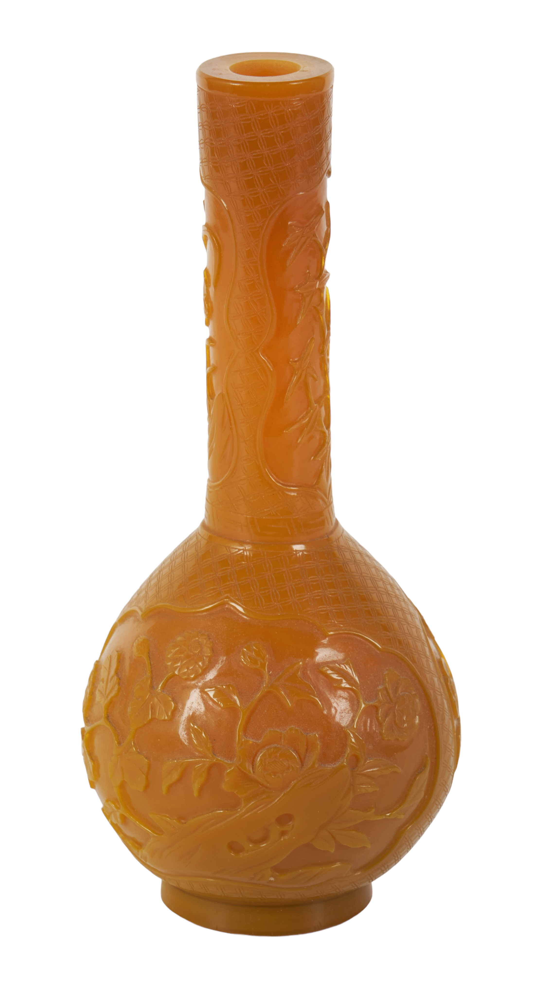 Chinese yellow Peking glass bottle 2e22d2