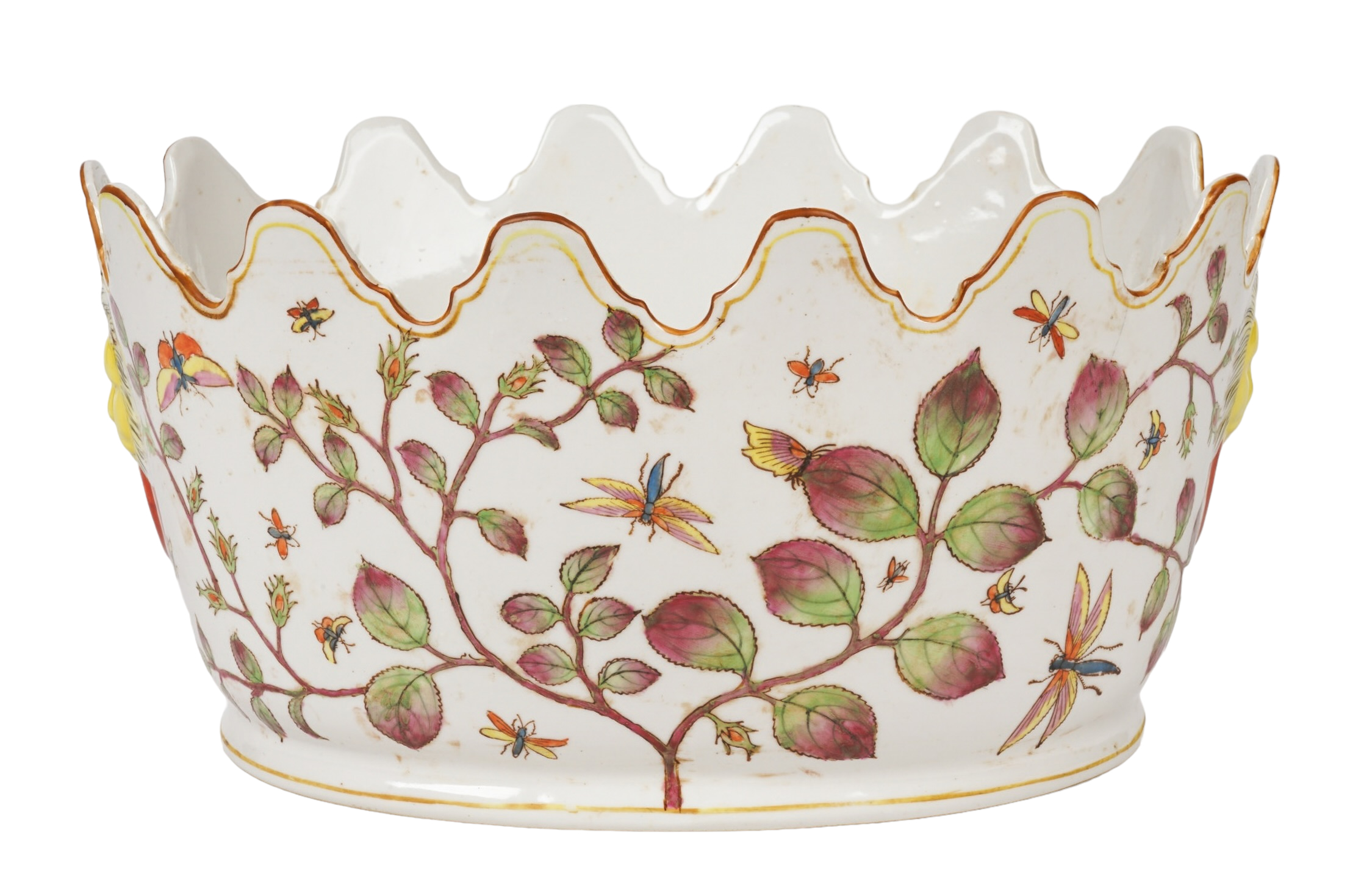 Chinese porcelain Monteith bowl,