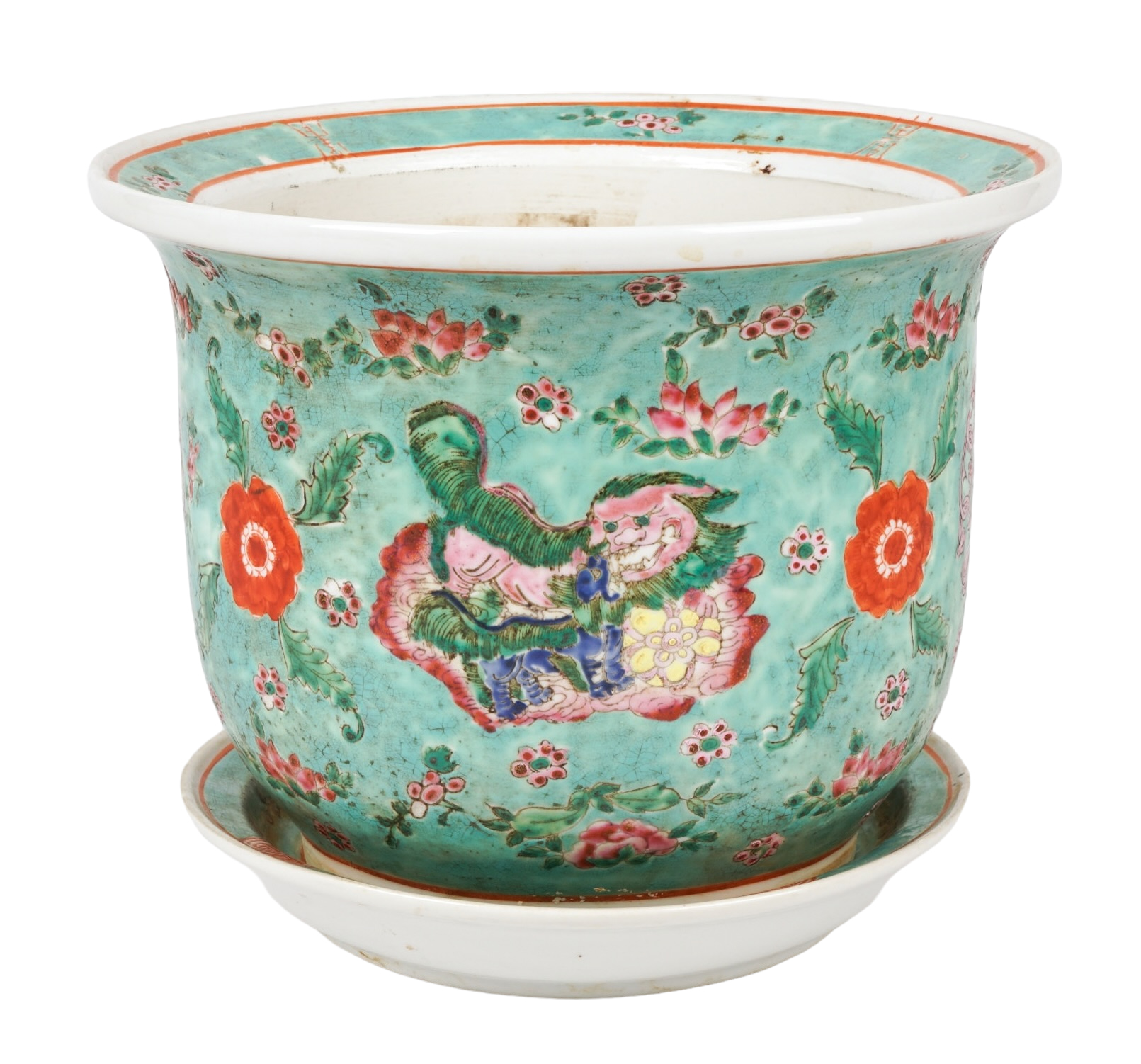 Chinese porcelain cache pot with 2e22e2