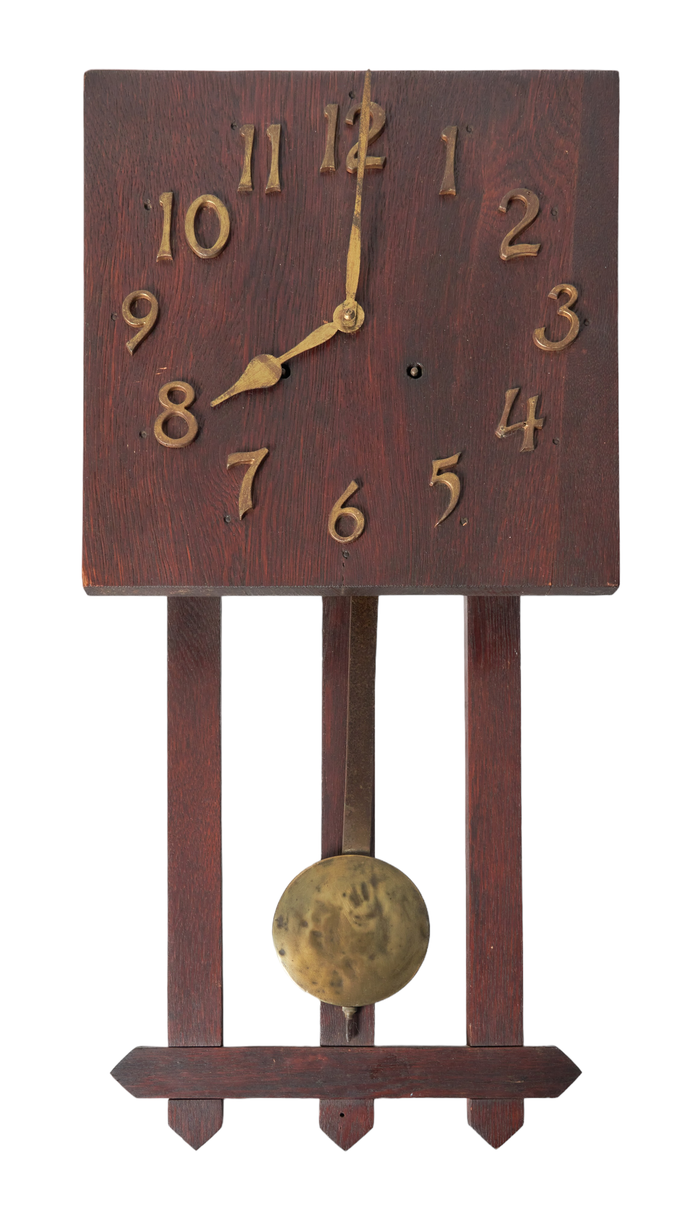 Ingraham Arts & Crafts wall clock, with
