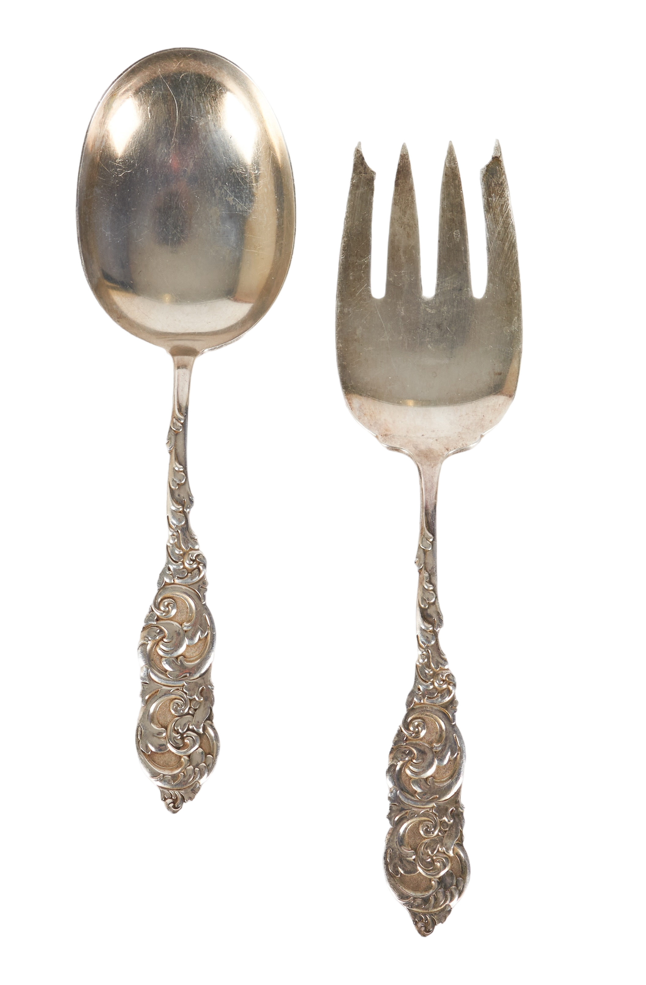 Amston sterling silver serving spoon