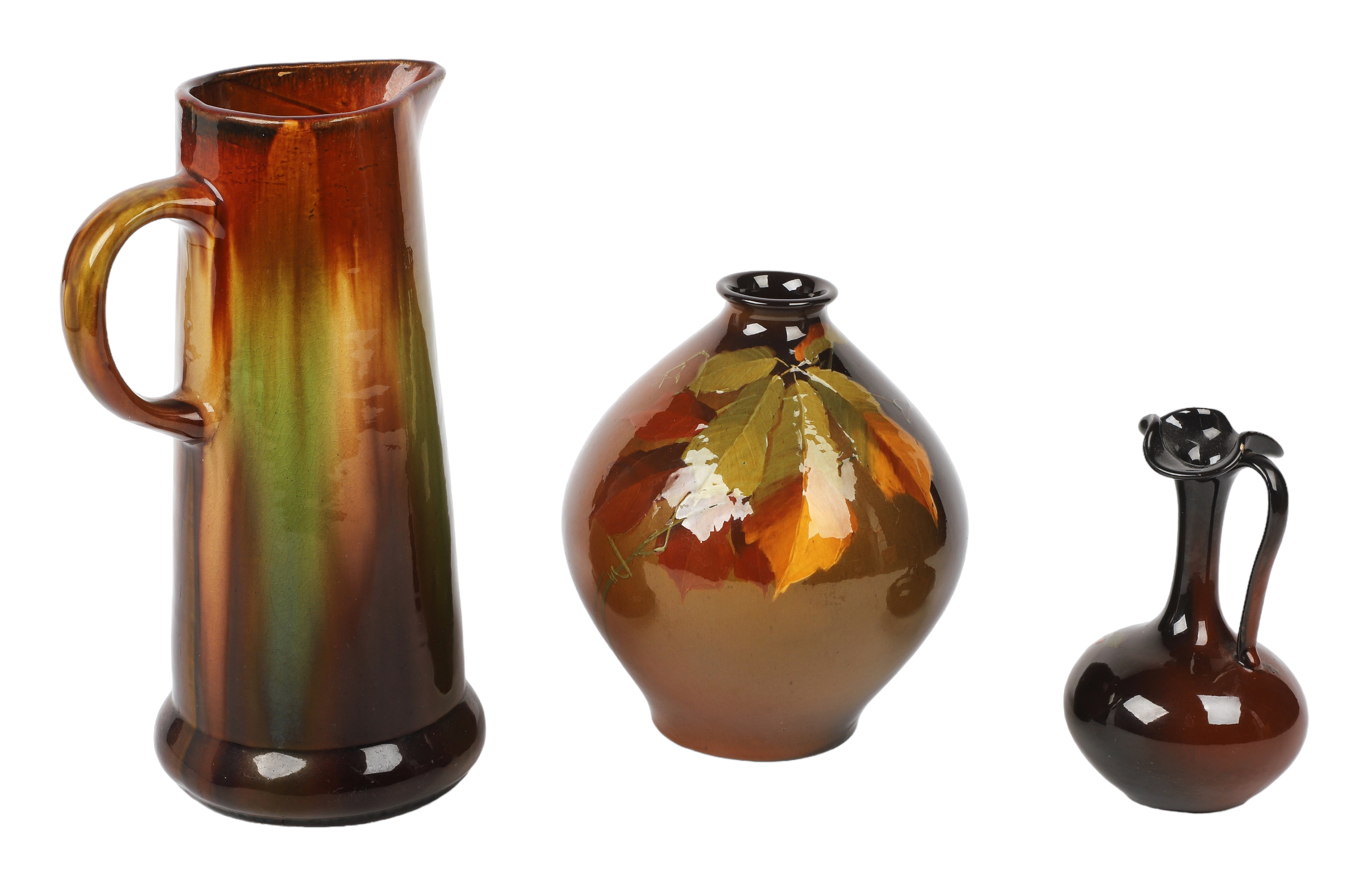 (3) Weller and Style Pottery Vases and