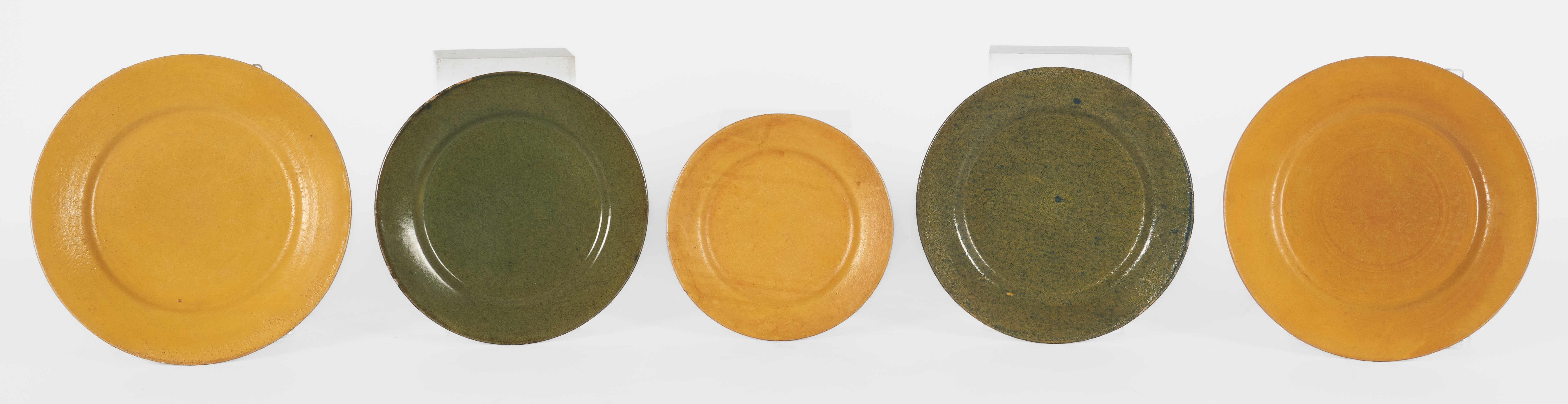 (5) Saturday Evening Girls pottery plates