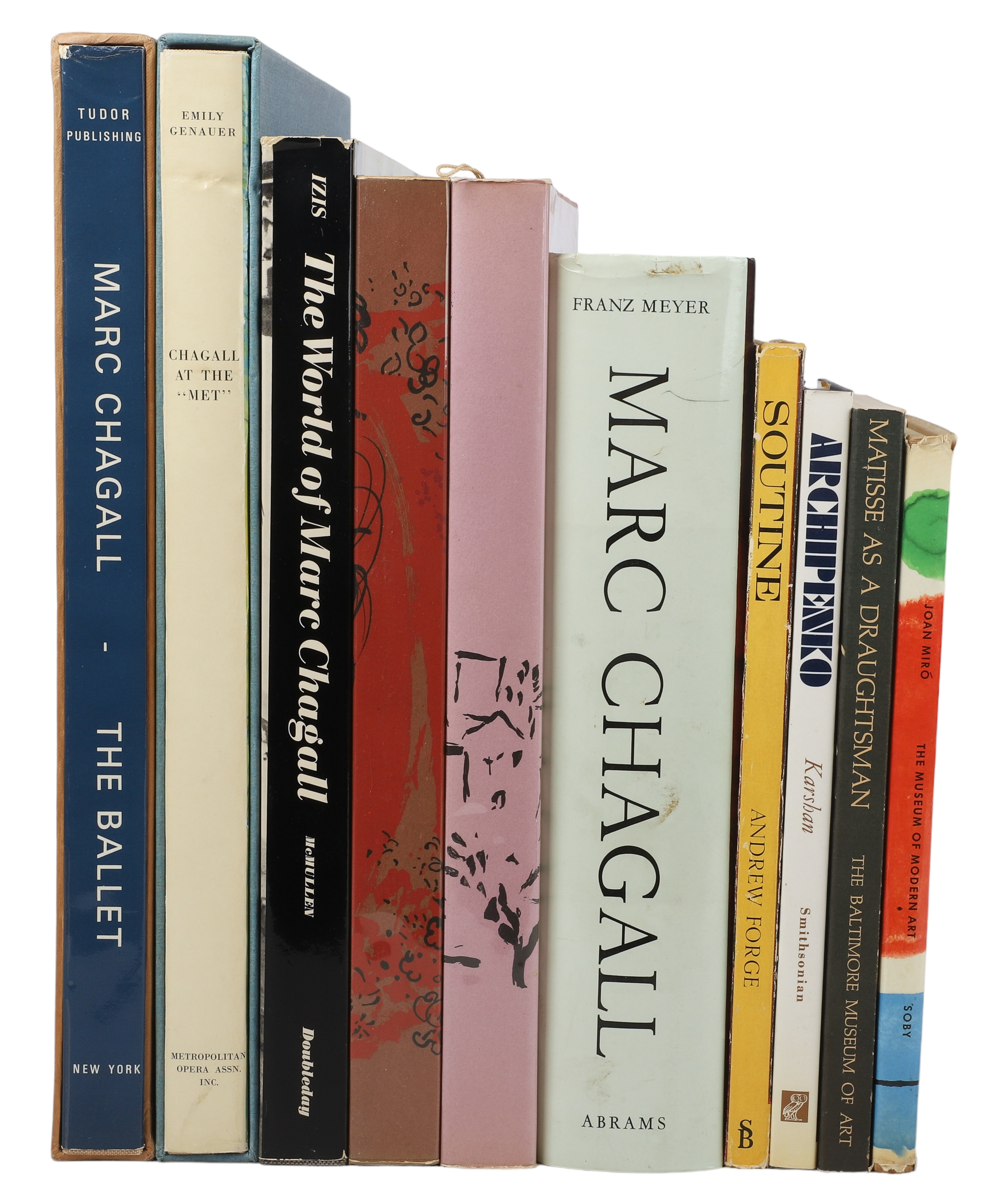 Ten books on art particularly on