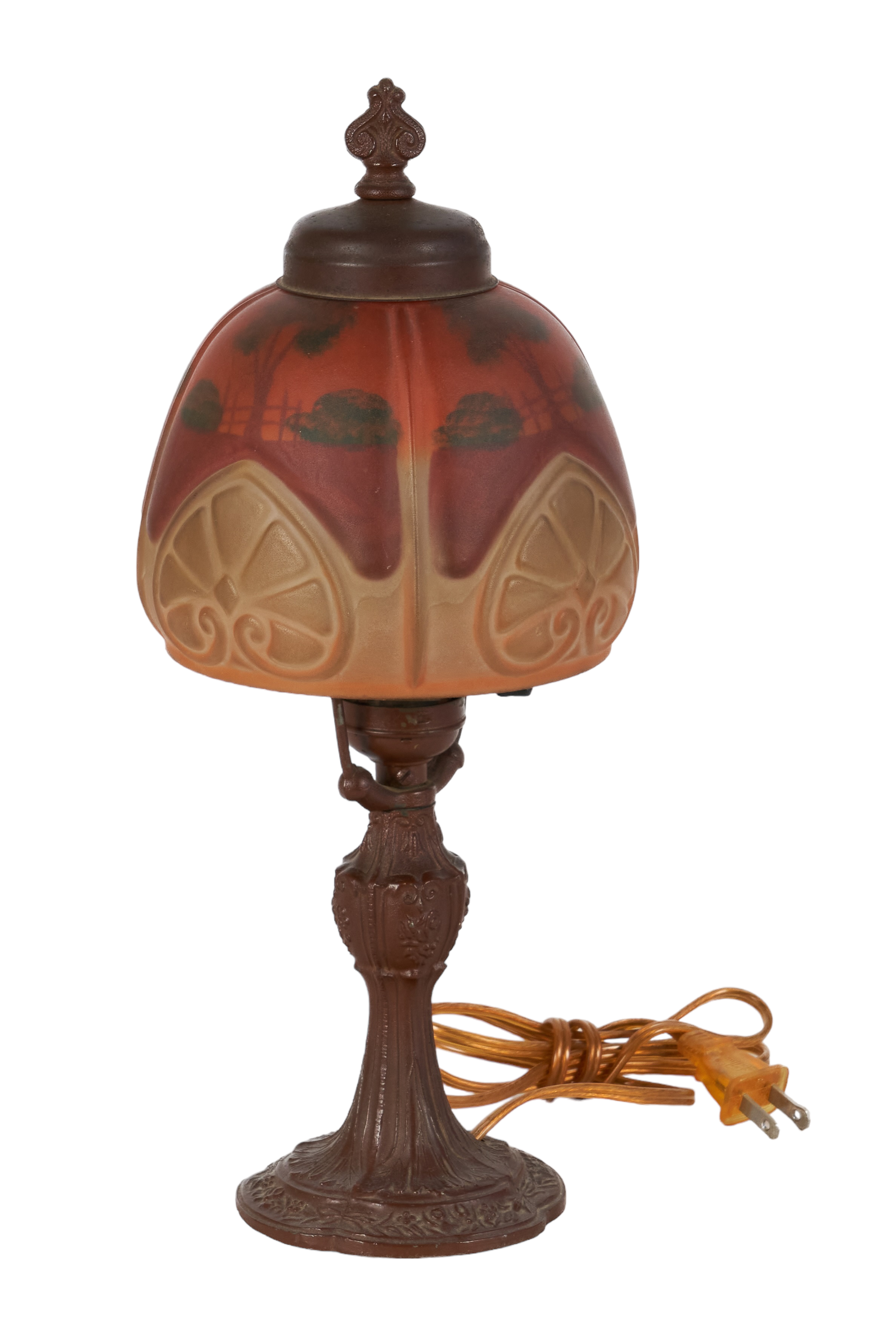 Art Nouveau boudoir lamp reverse 2e2458