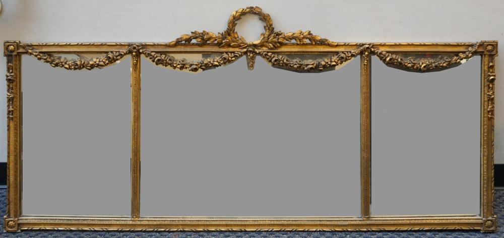 LOUIS XVI STYLE GILT AND GOLD PAINTED