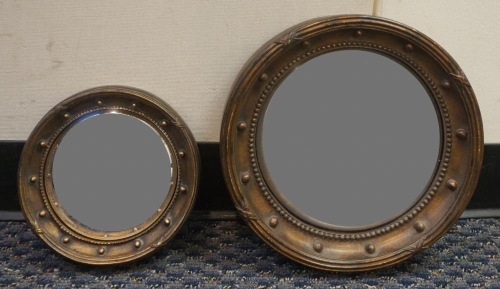 TWO FEDERAL STYLE CONVEX MIRRORS 2e4be5