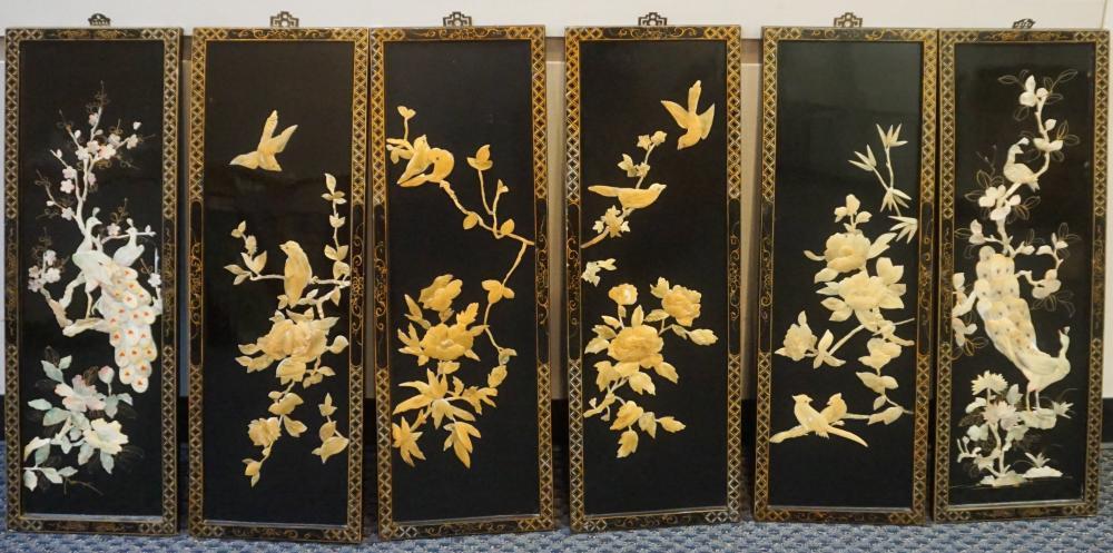 SIX JAPANESE LACQUER AND COMPOSITION