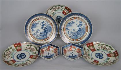 Assorted Chinese export porcelain