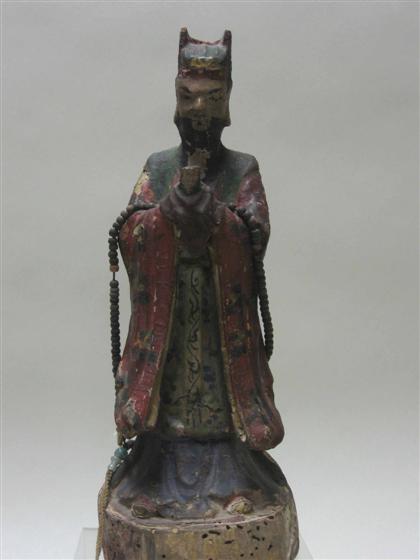 Chinese polychrome and painted 4a146