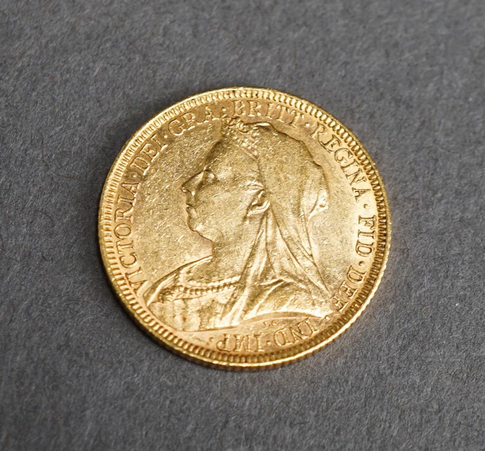 VICTORIA 1896-M GOLD SOVEREIGN