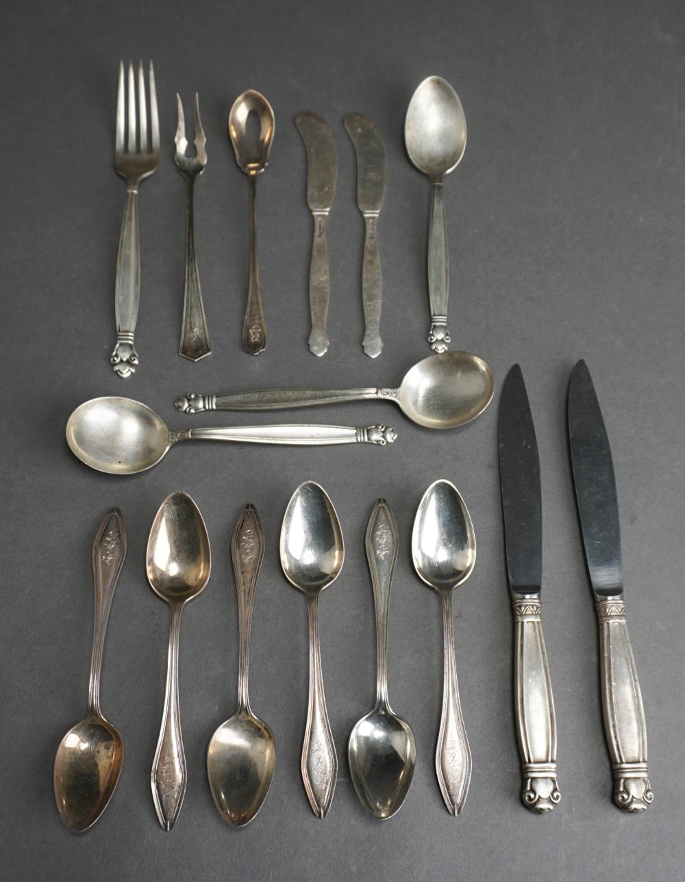 ASSORTED STERLING SILVER FLATWARE