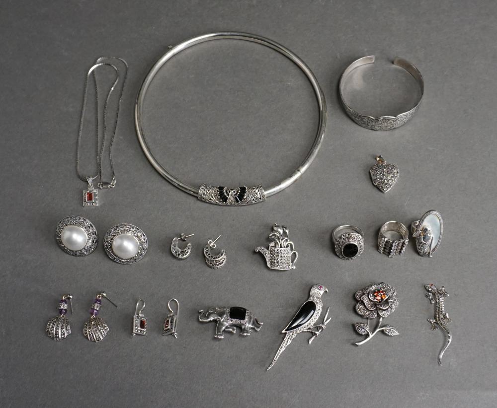 COLLECTION OF STERLING SILVER AND