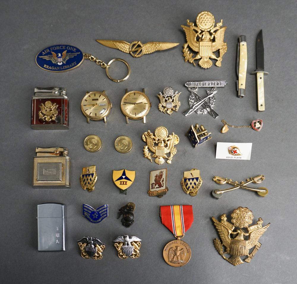 COLLECTION OF MILITARY BADGES,