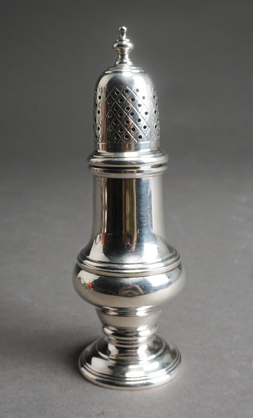 REPRODUCTION STERLING SILVER MUFFINEER