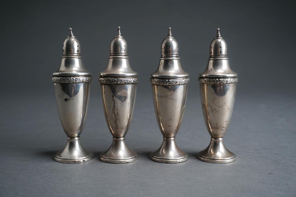 SET OF FOUR REVERE WEIGHTED STERLING