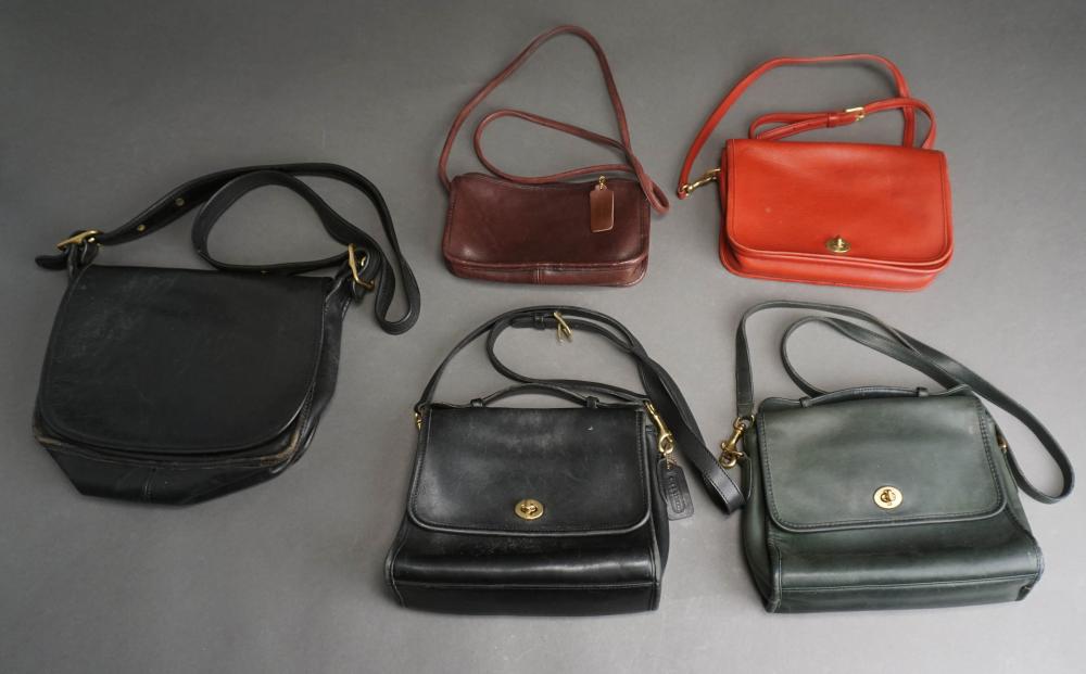 GROUP OF COACH LEATHER PURSESGroup 2e4d86