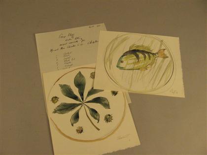 Emlen Etting (1905-1933)    Plate designs,