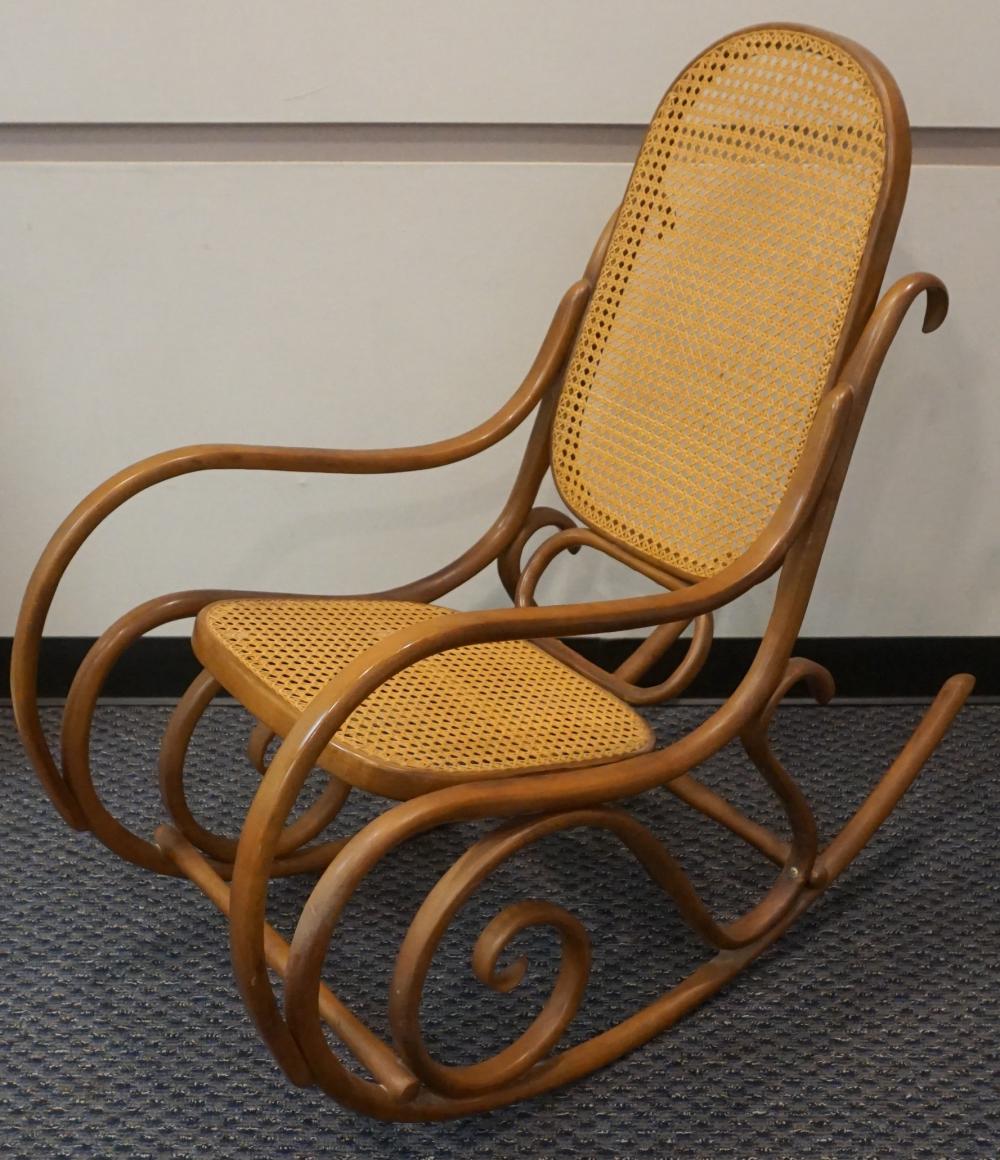 THONET BENTWOOD AND CANED SEAT