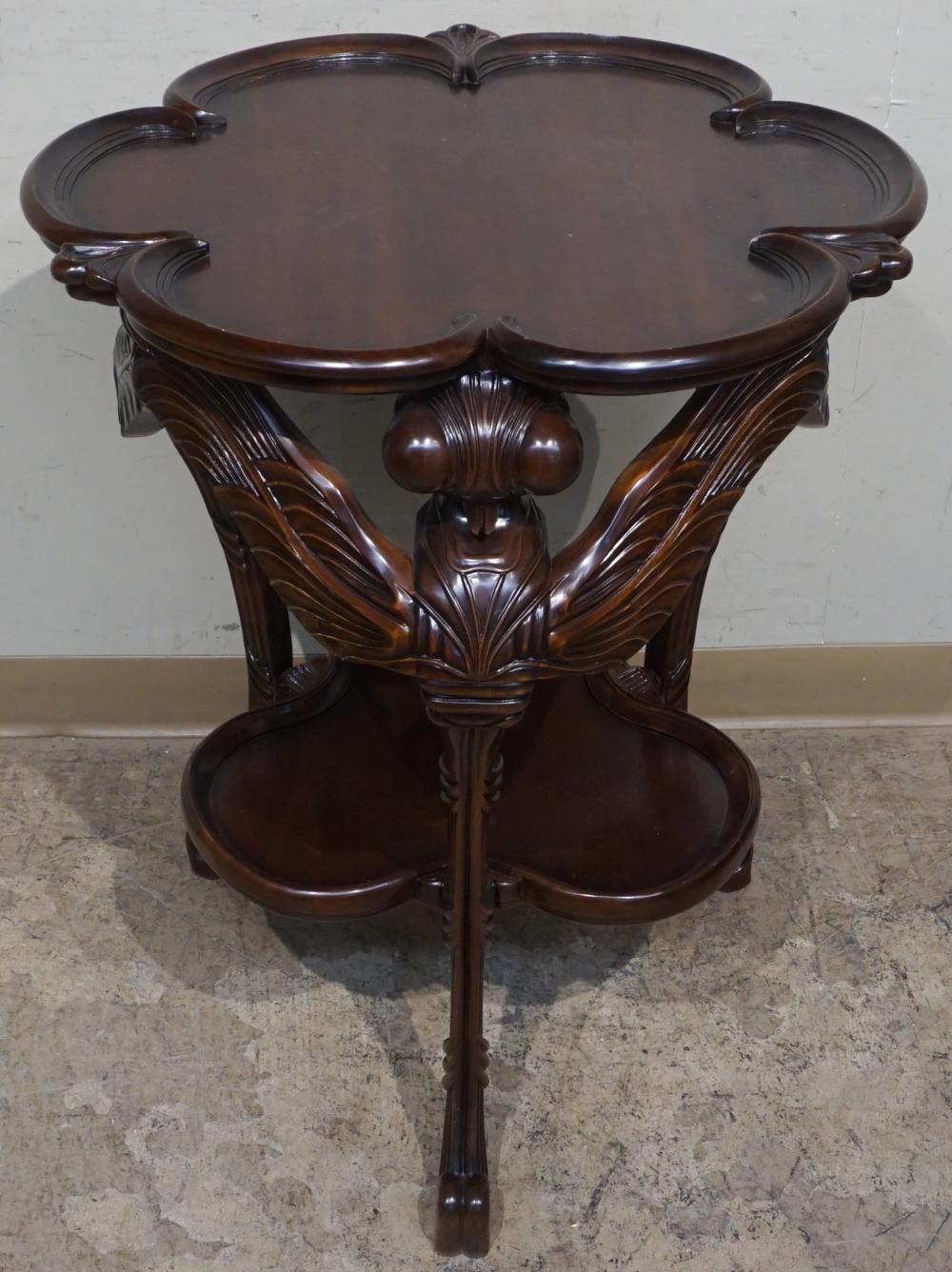 ART NOUVEAU STYLE CARVED MAHOGANY 2e4e71