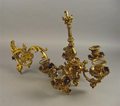 Pair Louis XV style gilt bronze 4a175