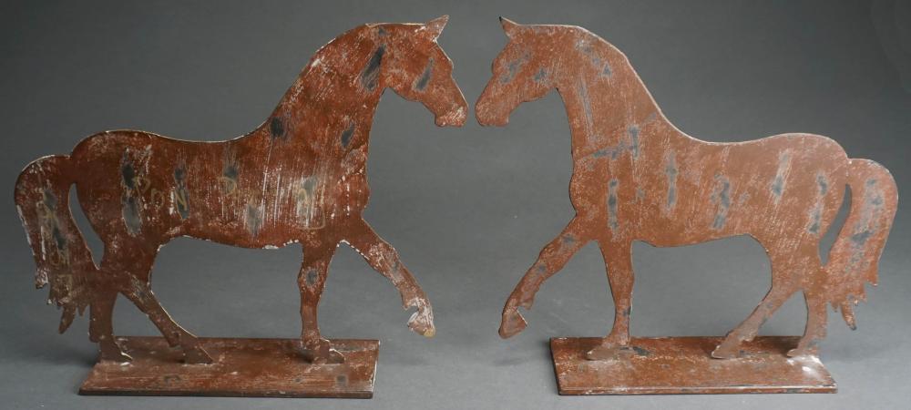 PAIR 1967 PONY PENNING CUT-OUT