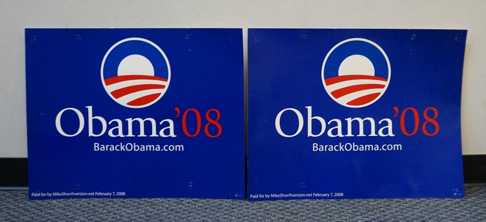 TWO OBAMA 08 COLOR POSTERS FOR 2e4eed