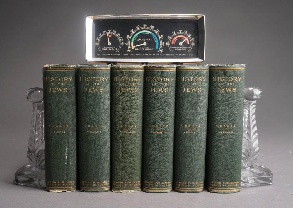 HISTORY OF THE JEWS, 6 VOLUMES,