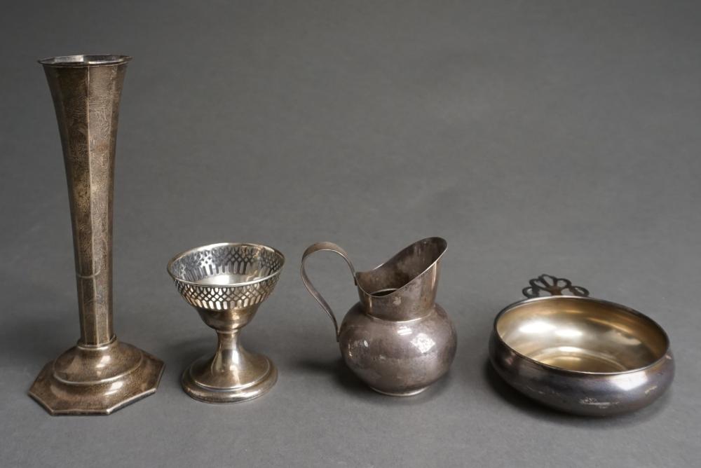 COLLECTION OF STERLING SILVER TABLE