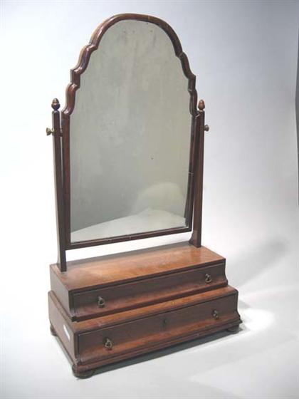 Georgian mahogany toilet mirror 4a191