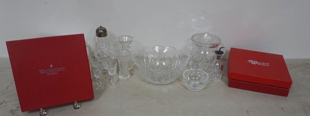 COLLECTION OF WATERFORD CUT CRYSTAL 2e4fb2