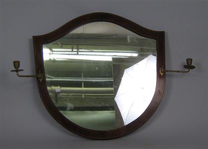 Two mirrors    One of shield shape
